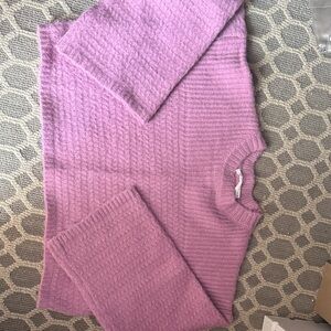 All in Favor Lavender Crew Neck Sweater